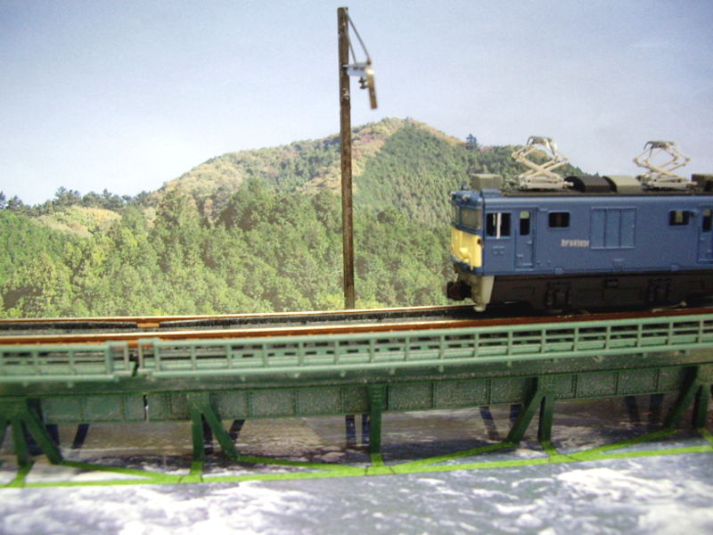 鉄橋を渡るEF64 鉄橋を渡るEF64