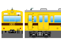 秩父鉄道1000系(原形)のペーパークラフトへ 秩父鉄道1000系(原形)のペーパークラフトへ