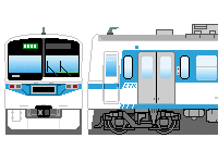 秩父鉄道6000系のペーパークラフトへ 秩父鉄道6000系のペーパークラフトへ