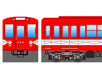 営団地下鉄丸ノ内線(その2)のペーパークラフトへ 営団地下鉄丸ノ内線(その2)のペーパークラフトへ