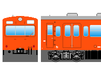国鉄101系(オレンジ・基本編成)のペーパークラフトへ 国鉄101系(オレンジ・基本編成)のペーパークラフトへ