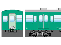 国鉄101系(エメラルド・常磐線2(ウソ電))のペーパークラフトへ 国鉄101系(エメラルド・常磐線2(ウソ電))のペーパークラフトへ