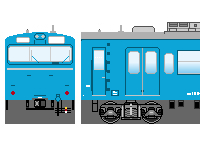 国鉄103系(その11・新製冷房車・スカイブルー)のペーパークラフトへ 国鉄103系(その11・新製冷房車・スカイブルー)のペーパークラフトへ