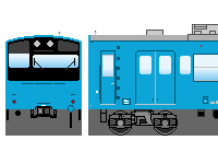 国鉄201系(その1)のペーパークラフトへ 国鉄201系(その1)のペーパークラフトへ