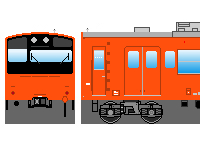 国鉄201系(その2-1)のペーパークラフトへ 国鉄201系(その2-1)のペーパークラフトへ