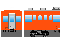 国鉄201系(その2-2)のペーパークラフトへ 国鉄201系(その2-2)のペーパークラフトへ