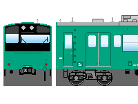 国鉄201系(その5)のペーパークラフトへ 国鉄201系(その5)のペーパークラフトへ