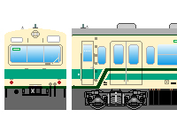 JR東日本101系(南武支線)のペーパークラフトへ JR東日本101系(南武支線)のペーパークラフトへ