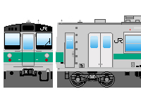 JR203系(その1)のペーパークラフトへ JR203系(その1)のペーパークラフトへ
