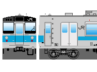 JR203系(その2)のペーパークラフトへ JR203系(その2)のペーパークラフトへ