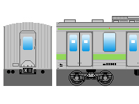 JR東日本205系(その1-2・山手線)のペーパークラフトへ JR東日本205系(その1-2・山手線)のペーパークラフトへ