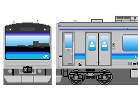 JR東日本205系(その17・仙石線)のペーパークラフトへ JR東日本205系(その17・仙石線)のペーパークラフトへ