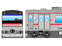 JR東日本205系(その18・仙石線・2WAYシート)のペーパークラフトへ JR東日本205系(その18・仙石線・2WAYシート)のペーパークラフトへ