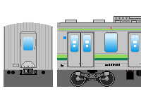 JR東日本205系(その2-2・横浜・根岸線)のペーパークラフトへ JR東日本205系(その2-2・横浜・根岸線)のペーパークラフトへ