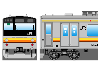 JR東日本205系(その3・南武線)のペーパークラフトへ JR東日本205系(その3・南武線)のペーパークラフトへ
