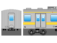 JR東日本205系(その5-2・中央・総武緩行線)のペーパークラフトへ JR東日本205系(その5-2・中央・総武緩行線)のペーパークラフトへ