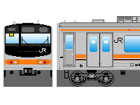 JR東日本205系(その8-1・武蔵野線)のペーパークラフトへ JR東日本205系(その8-1・武蔵野線)のペーパークラフトへ
