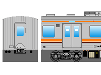 JR東日本205系(その8-2・武蔵野線)のペーパークラフトへ JR東日本205系(その8-2・武蔵野線)のペーパークラフトへ