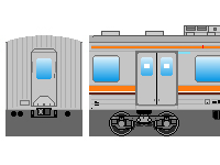 JR東日本205系(その9-2・武蔵野線・VVVF制御車)のペーパークラフトへ JR東日本205系(その9-2・武蔵野線・VVVF制御車)のペーパークラフトへ
