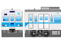 東京メトロ5000系(その3)のペーパークラフトへ 東京メトロ5000系(その3)のペーパークラフトへ