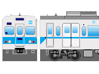 東京メトロ5000系(その4)のペーパークラフトへ 東京メトロ5000系(その4)のペーパークラフトへ