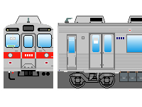 長野電鉄8500系のペーパークラフトへ 長野電鉄8500系のペーパークラフトへ