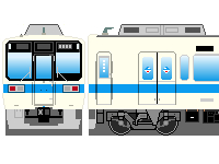 小田急8000形(その1)のペーパークラフトへ 小田急8000形(その1)のペーパークラフトへ