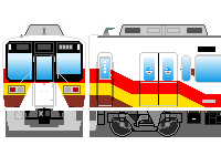 小田急8000形(その4)のペーパークラフトへ 小田急8000形(その4)のペーパークラフトへ