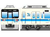 小田急8000形(その7)のペーパークラフトへ 小田急8000形(その7)のペーパークラフトへ