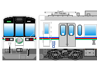 近江鉄道220形のペーパークラフトへ 近江鉄道220形のペーパークラフトへ