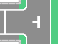 道路(その8)のペーパークラフトへ 道路(その8)のペーパークラフトへ