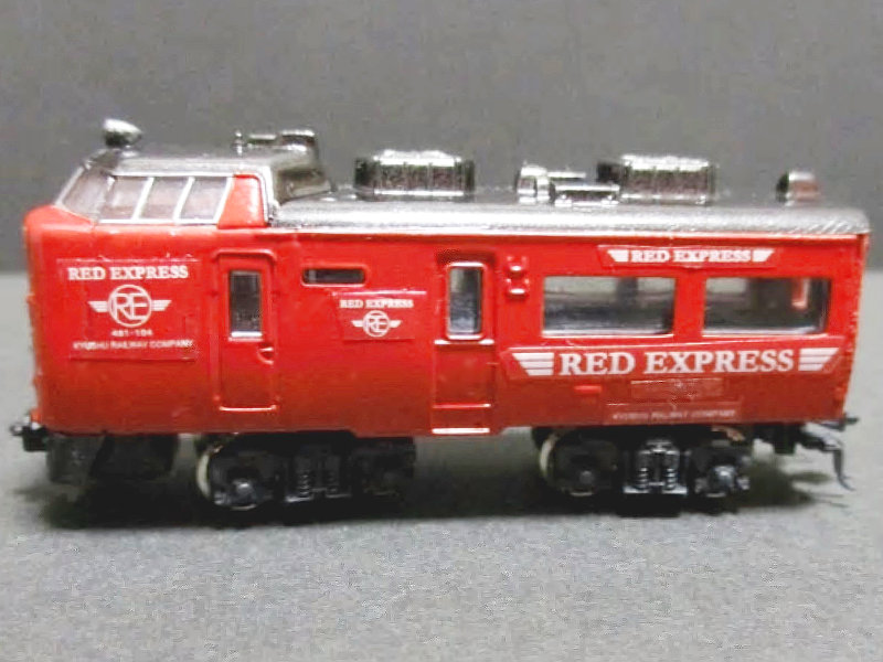 「JR九州クモハ485形」車両全体像 「JR九州クモハ485形」車両全体像