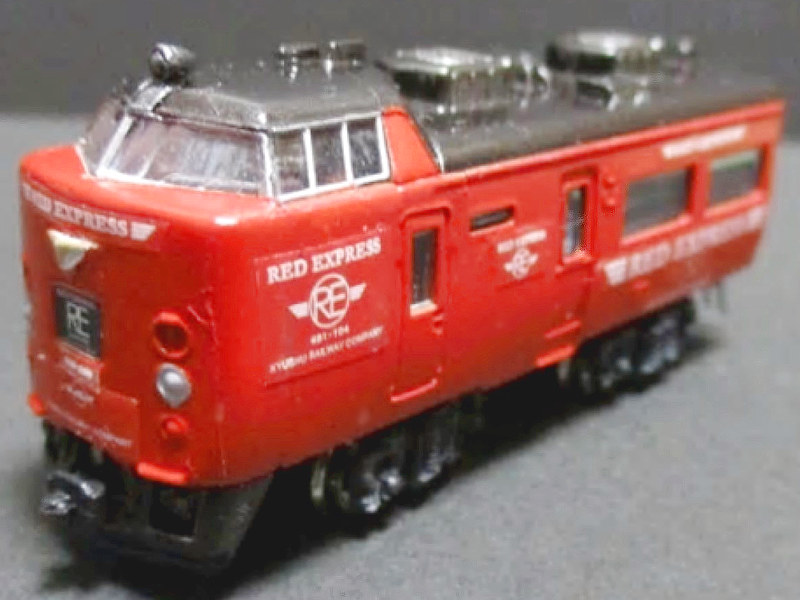 「JR九州クモハ485形」車両全体像 「JR九州クモハ485形」車両全体像