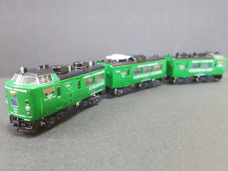 「JR九州485系きりしま」編成全体像 「JR九州485系きりしま」編成全体像