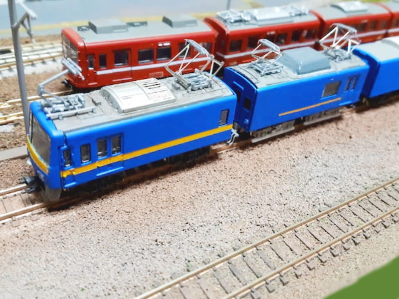 「京急電鉄の事業用車(ウソ電)」車両全体像 「京急電鉄の事業用車(ウソ電)」車両全体像