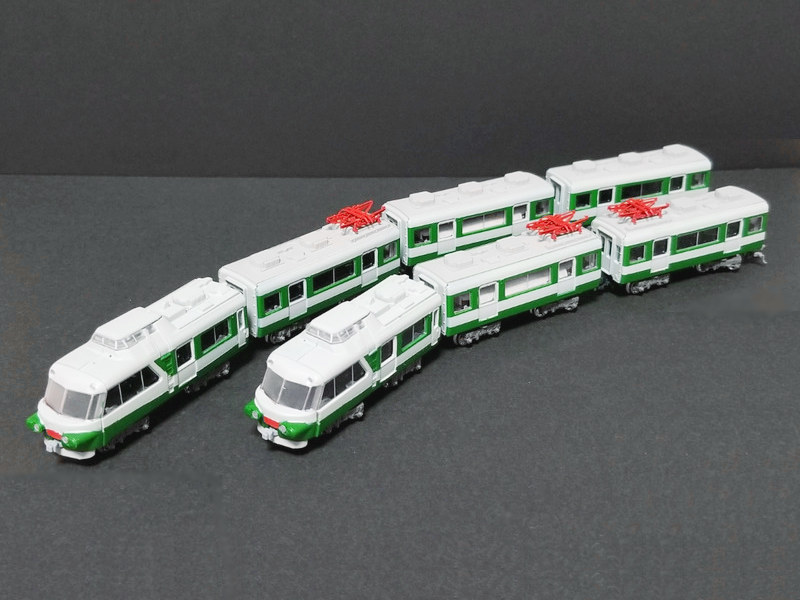 「イタリア国鉄ETR75.0セッテブッボ(ウソ電)」編成全体像 「イタリア国鉄ETR75.0セッテブッボ(ウソ電)」編成全体像