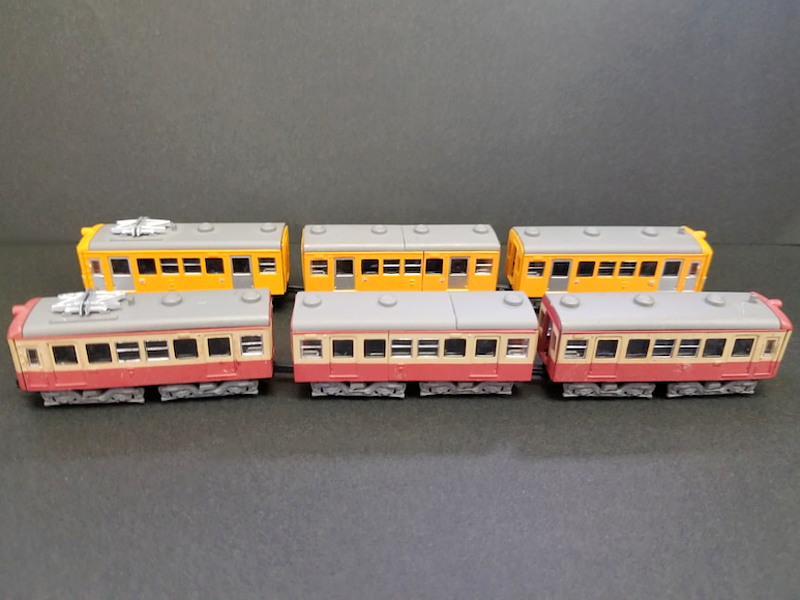 「近江鉄道500系(ウソ電)」編成全体像 「近江鉄道500系(ウソ電)」編成全体像