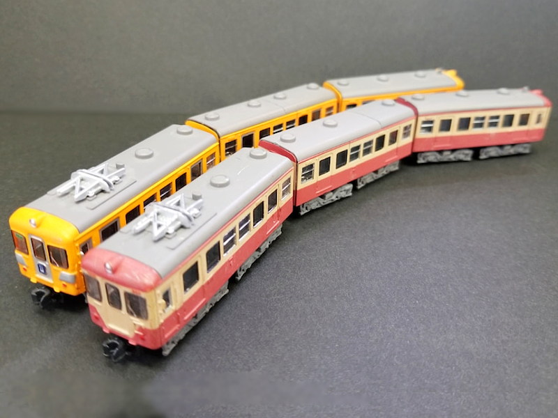 「近江鉄道500系(ウソ電)」編成全体像 「近江鉄道500系(ウソ電)」編成全体像