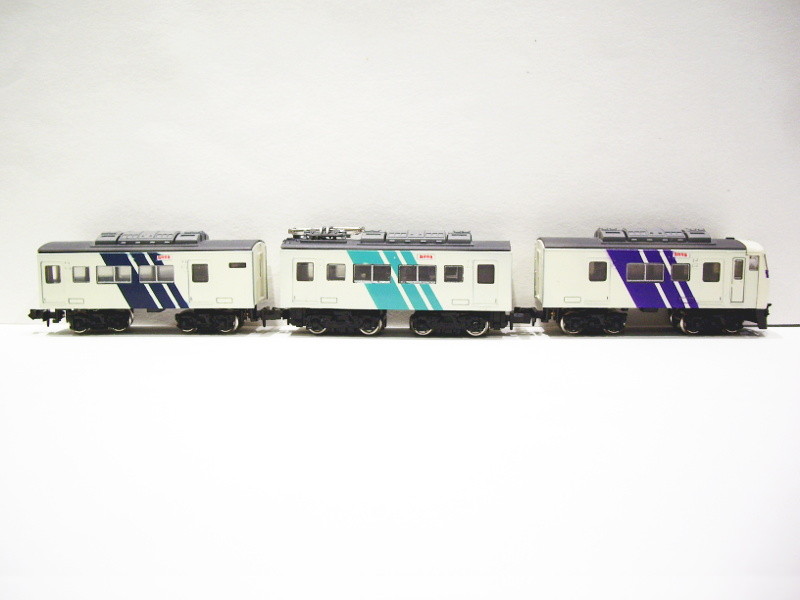 「国鉄185系踊り子レインボー色(ウソ電)」編成全体像 「国鉄185系踊り子レインボー色(ウソ電)」編成全体像