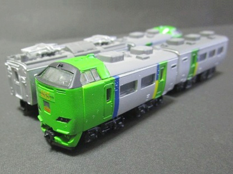 「JR北海道485系白鳥(ウソ電)」編成全体像 「JR北海道485系白鳥(ウソ電)」編成全体像