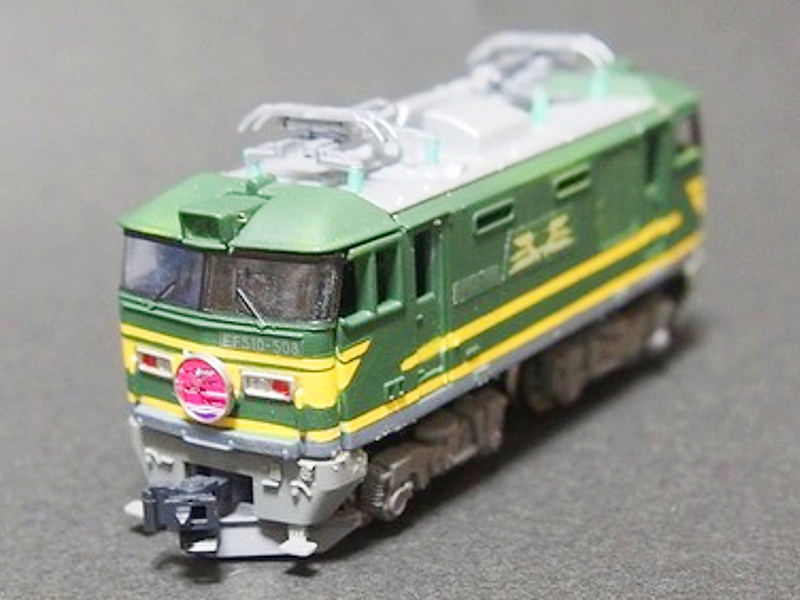 「JR西日本EF510形トワイライト色(ウソ電)」車両全体像 「JR西日本EF510形トワイライト色(ウソ電)」車両全体像