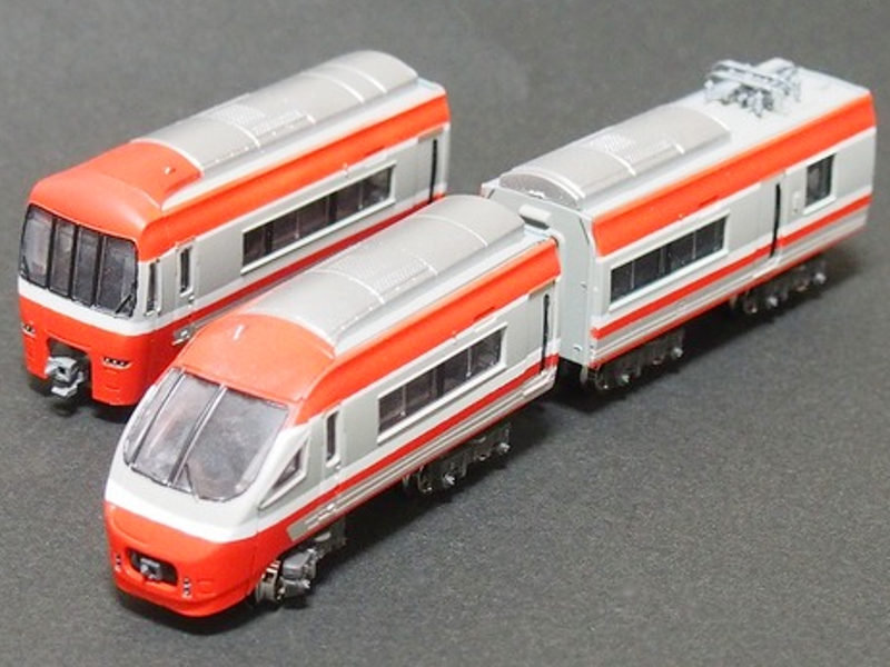 「小田急ロマンスカーMSEえのしま(ウソ電)」編成全体像 「小田急ロマンスカーMSEえのしま(ウソ電)」編成全体像