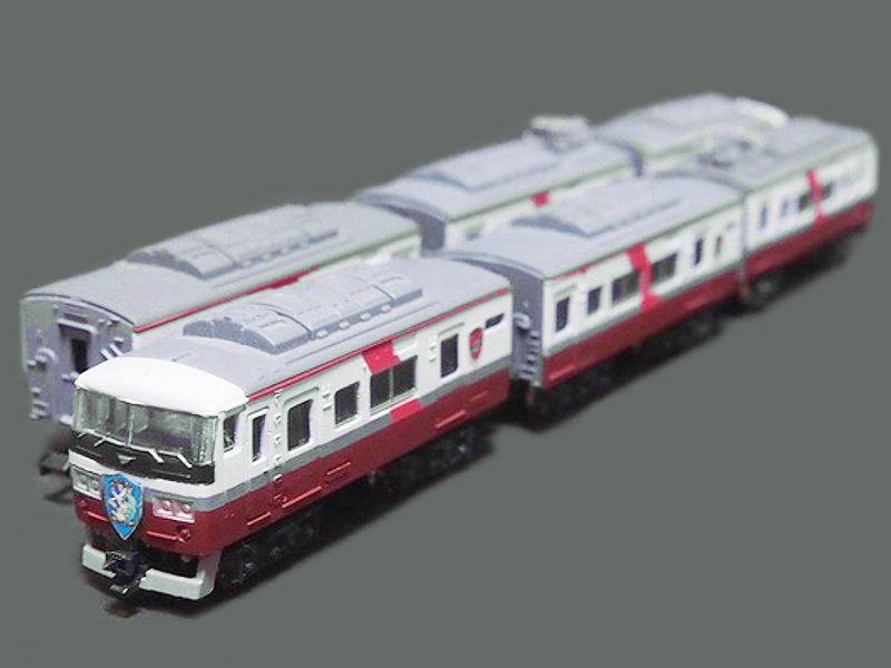 「JR東日本185系はれかぜ(ウソ電)」編成全体像 「JR東日本185系はれかぜ(ウソ電)」編成全体像