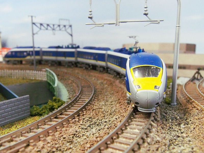 「イギリス・ユーロスター(ウソ電)」編成全体像 「イギリス・ユーロスター(ウソ電)」編成全体像