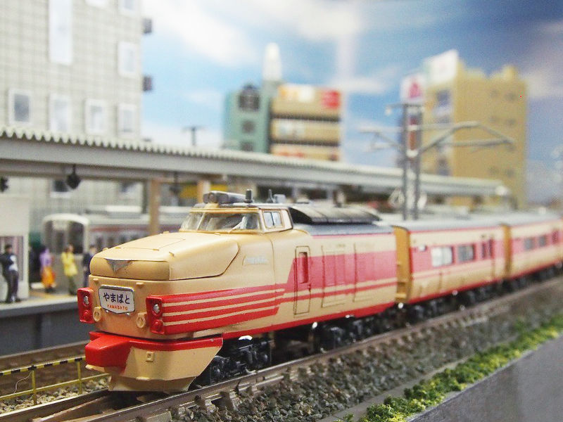 「国鉄キハ481系(ウソ電)」編成全体像 「国鉄キハ481系(ウソ電)」編成全体像