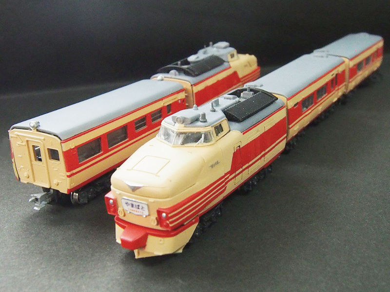 「国鉄キハ481系(ウソ電)」編成全体像 「国鉄キハ481系(ウソ電)」編成全体像