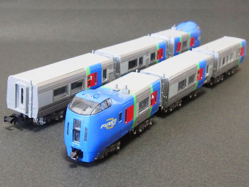 「JR北海道キハ283系スーパーおおぞら」編成全体像 「JR北海道キハ283系スーパーおおぞら」編成全体像