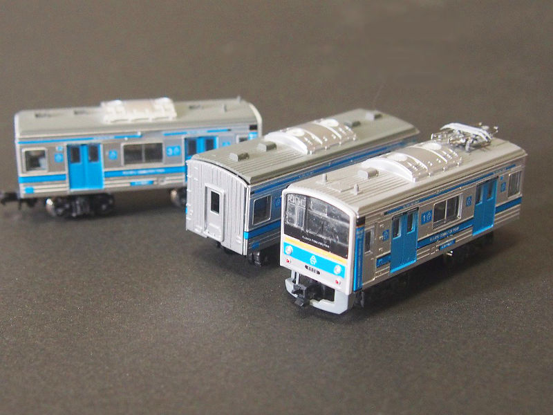 「富士急行6000系」編成全体像 「富士急行6000系」編成全体像