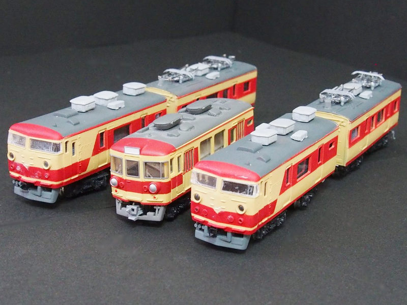 「国鉄157系お召編成」編成全体像 「国鉄157系お召編成」編成全体像