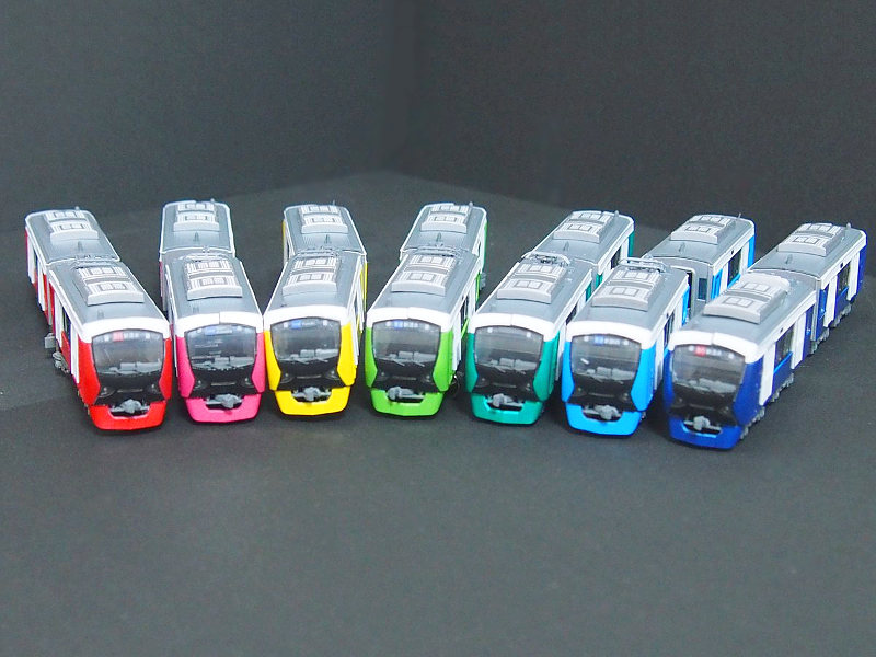 「静岡鉄道A3000形」編成全体像 「静岡鉄道A3000形」編成全体像